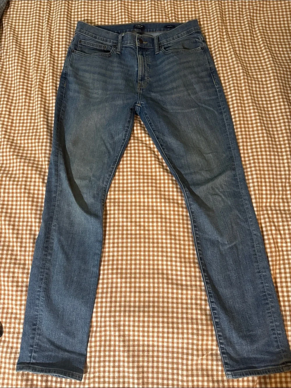 J. Crew Medium Blue Straight-Leg Jeans